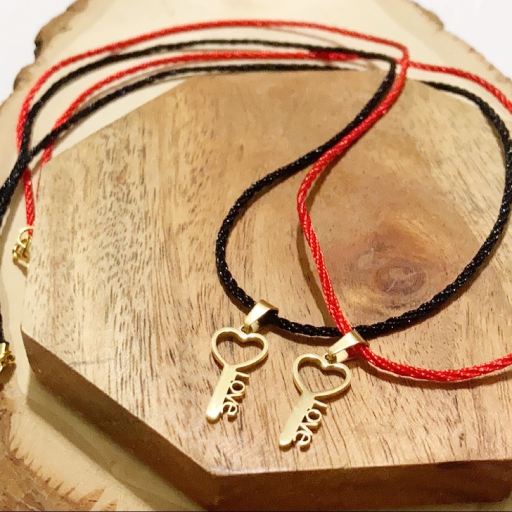 Key of love  luck necklace